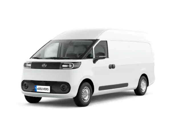 MAXUS eDeliver 5 L2H2 รถตู้ไฟฟ้าขนของ สีขาว สำหรับงานขนส่งสินค้าและโลจิสติกส์