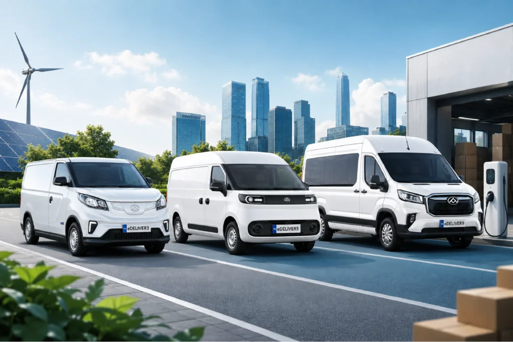 MAXUS รถไฟฟ้าเชิงพาณิชย์ eDeliver สำหรับธุรกิจขนส่งสินค้า โลจิสติกส์ และฟลีทรถพลังงานไฟฟ้า